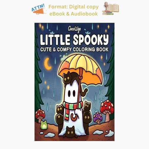 Little Spooky: Coloring Book for Adults and Te, Coco Wyo 2024