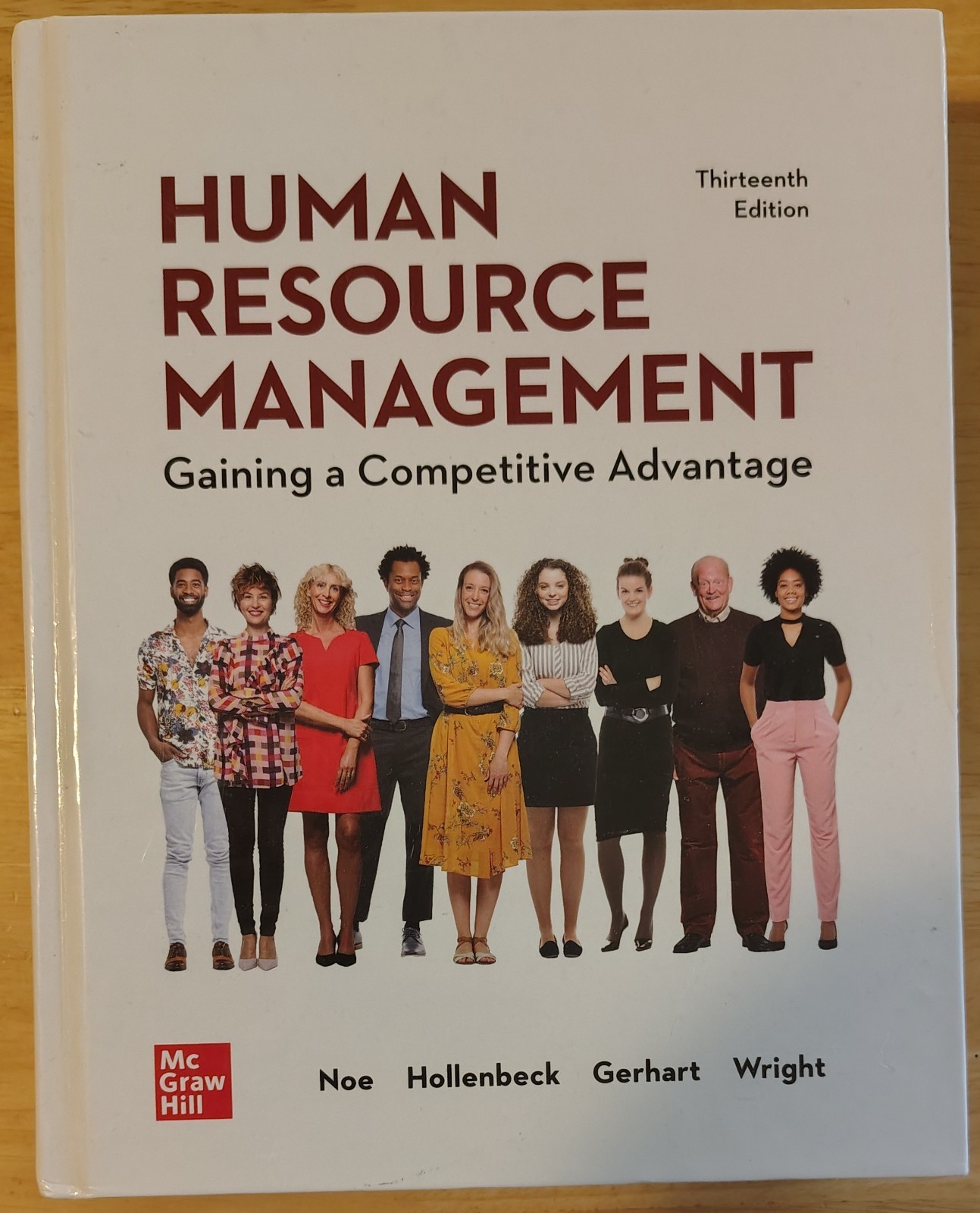 Human Resource Management: Gaining a Competitive -Hardcover, by Noe; – Very Good