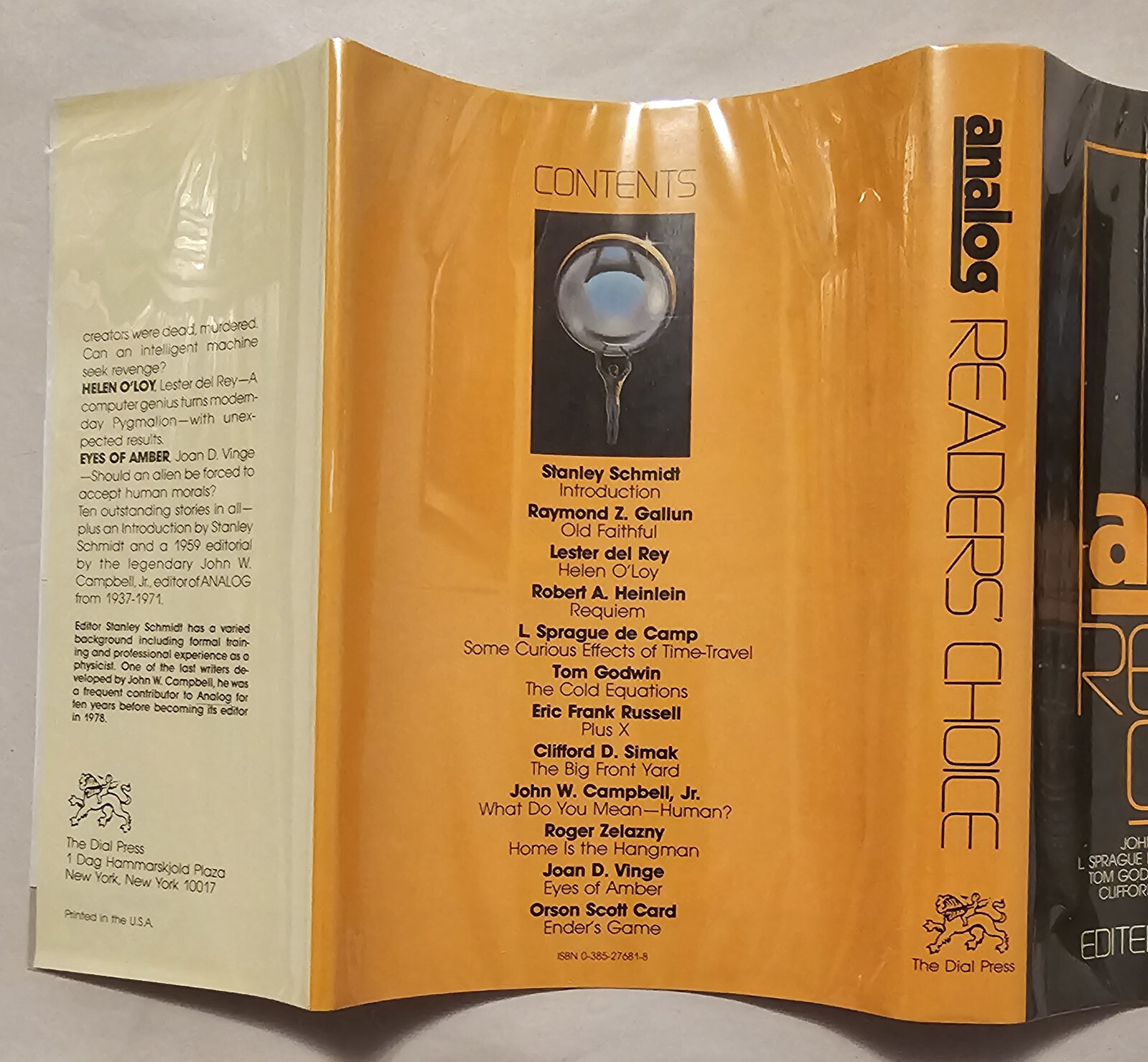 Analog: Readers’ Choice-Stanley Schmidt 1981 1st/1st Dial Press 1st Ender’s Game