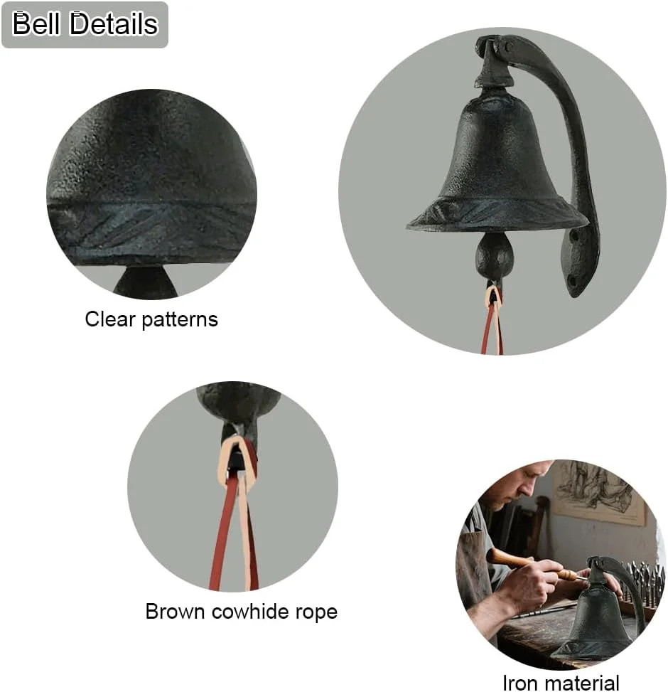 Iron Logan Dinner Bell – Feel The Vibe of Traditional Family Meals and Gathering