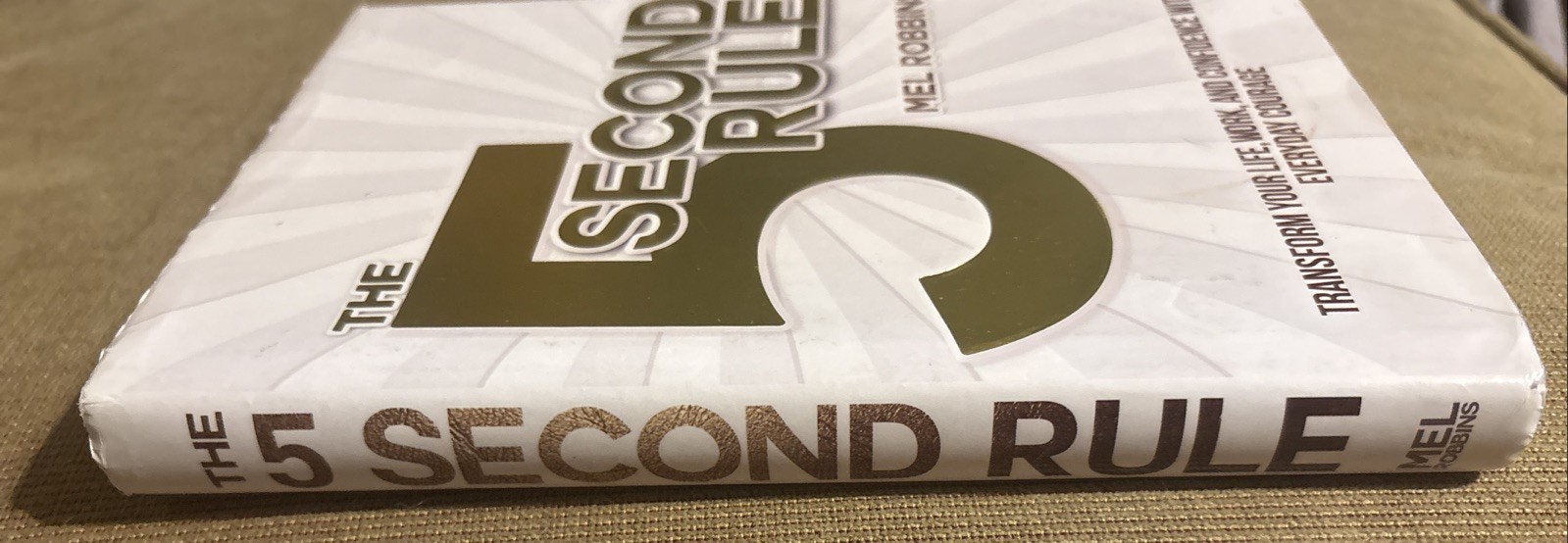 The 5 Second Rule by Mel Robbins (2017, Hardcover) *SIGNED*
