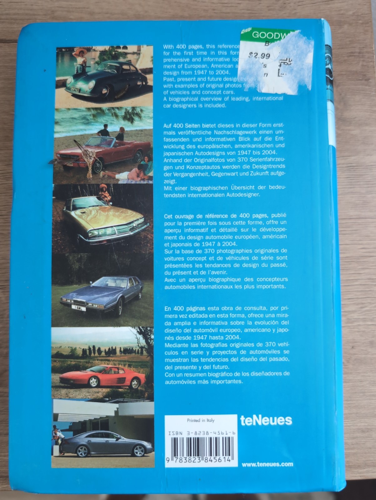 Car Design (Designpockets) – Paperback By teNeues – GOOD