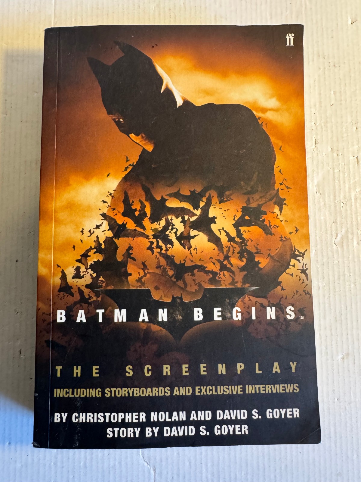 Batman Begins The Screenplay Christopher Nolan David S Goyer 1st Printing 2005