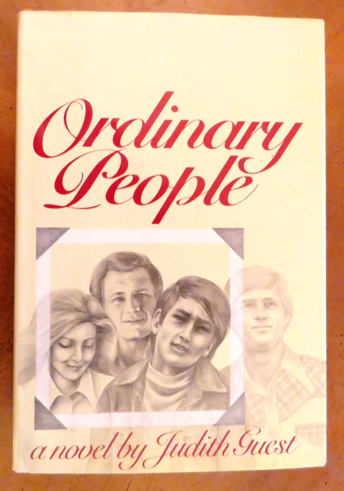 ORDINARY PEOPLE by Judith Guest 1976 HBDJ Second Printing Before Publication