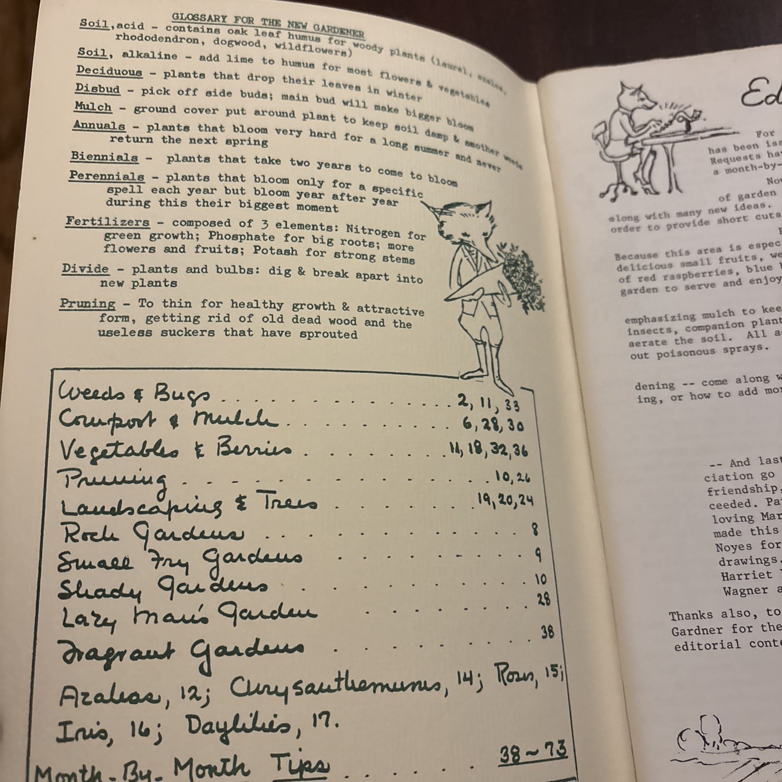 Potomac Almanac Garden Tips from Piney Thicket by Florence Cleveland (1969/PB)