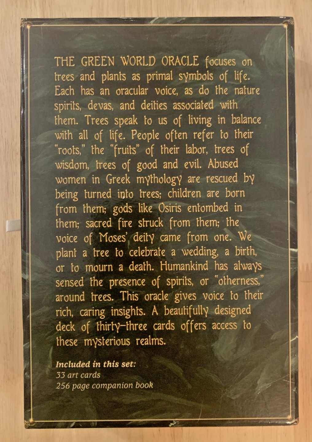 Green Man Tree Oracle Book & Cards Box Set Romanticism Nature Mysticism 🌿