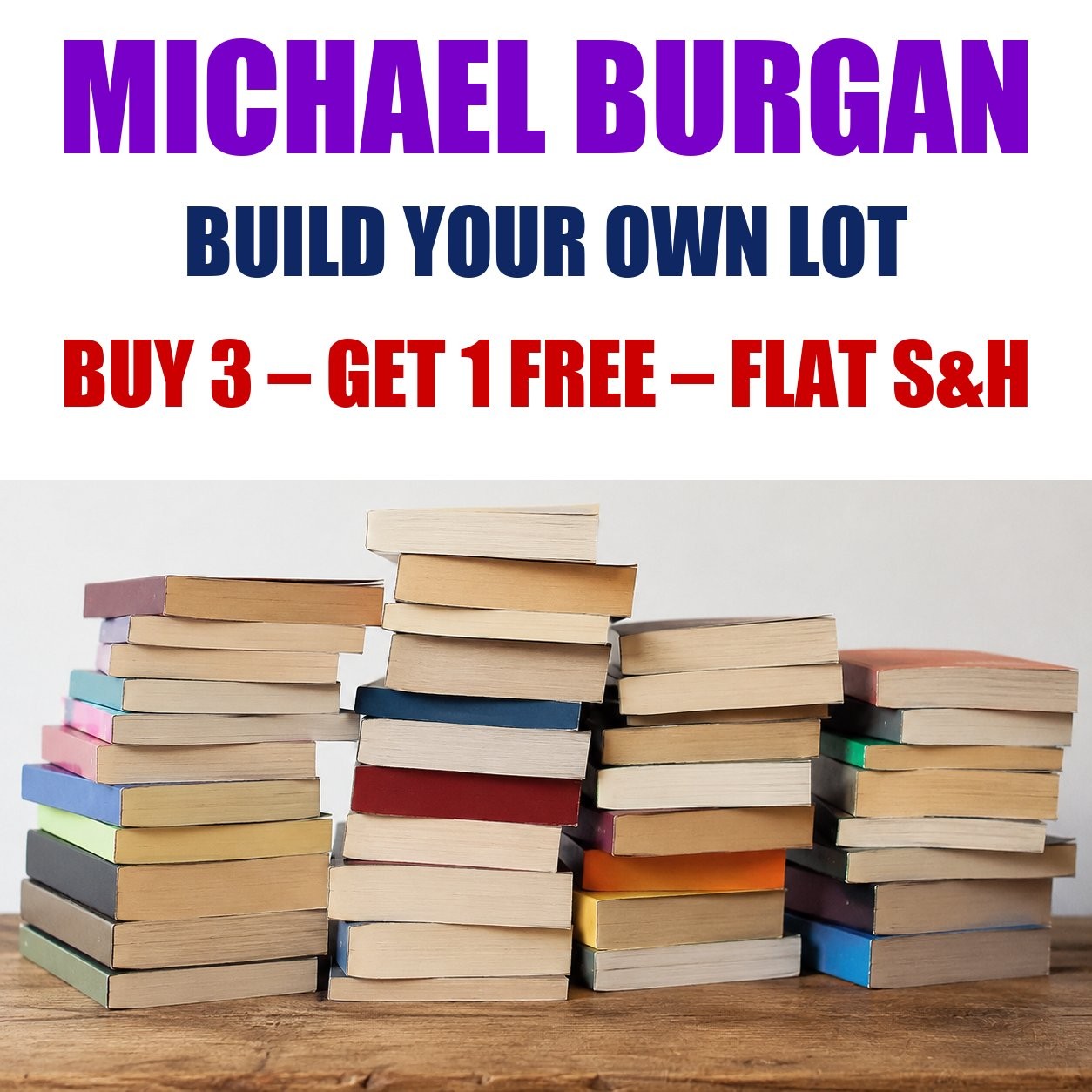 Michael Burgan Paperback Books – Build Your Own Book Lot – Flat Shipping