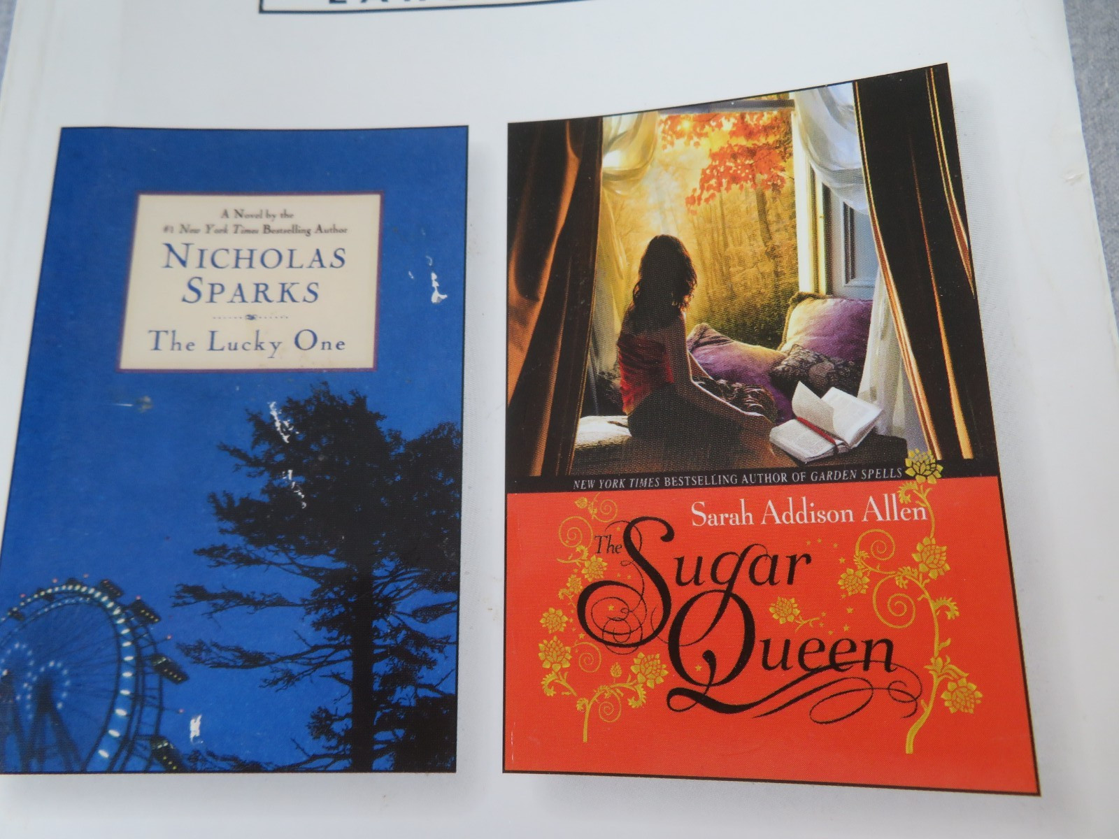 Readers Digest Large Type Nicholas Sparks “The Lucky One” + Sugar Queen