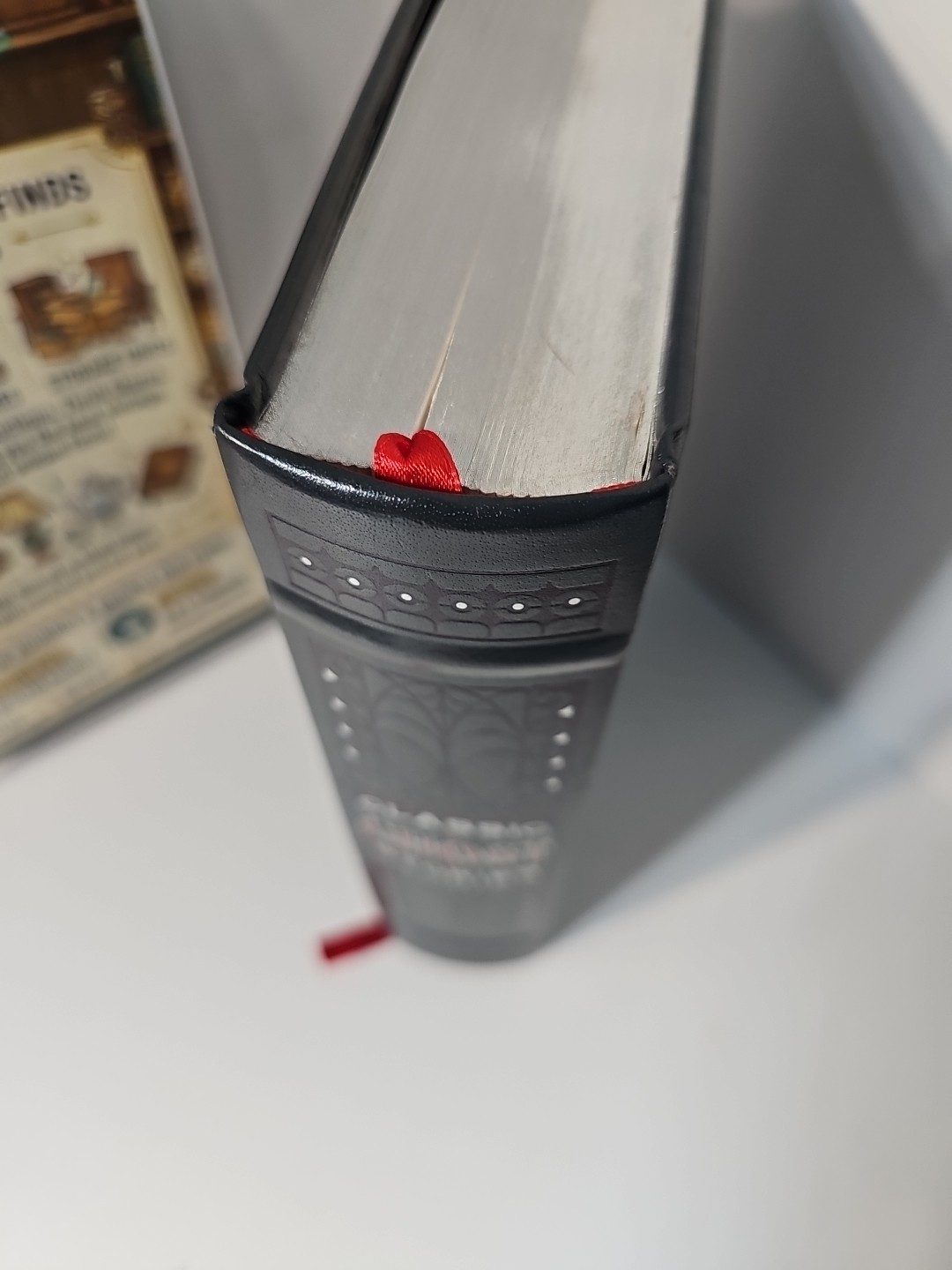 Classic Ghost Stories, Barnes & Noble, 2017, Bonded Leather, LNC, Silver Gilded