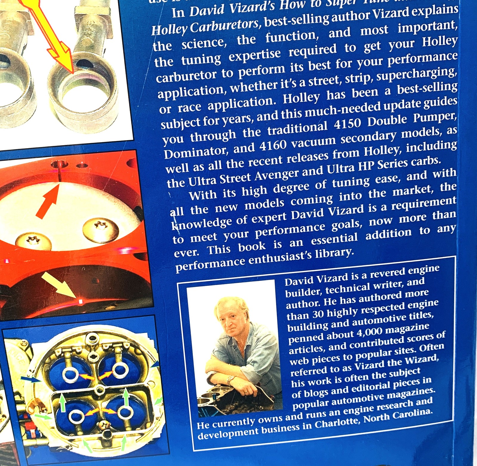 David Vizard’s How to Super Tune Modify Holley Carburetors SA216 CarTech Book