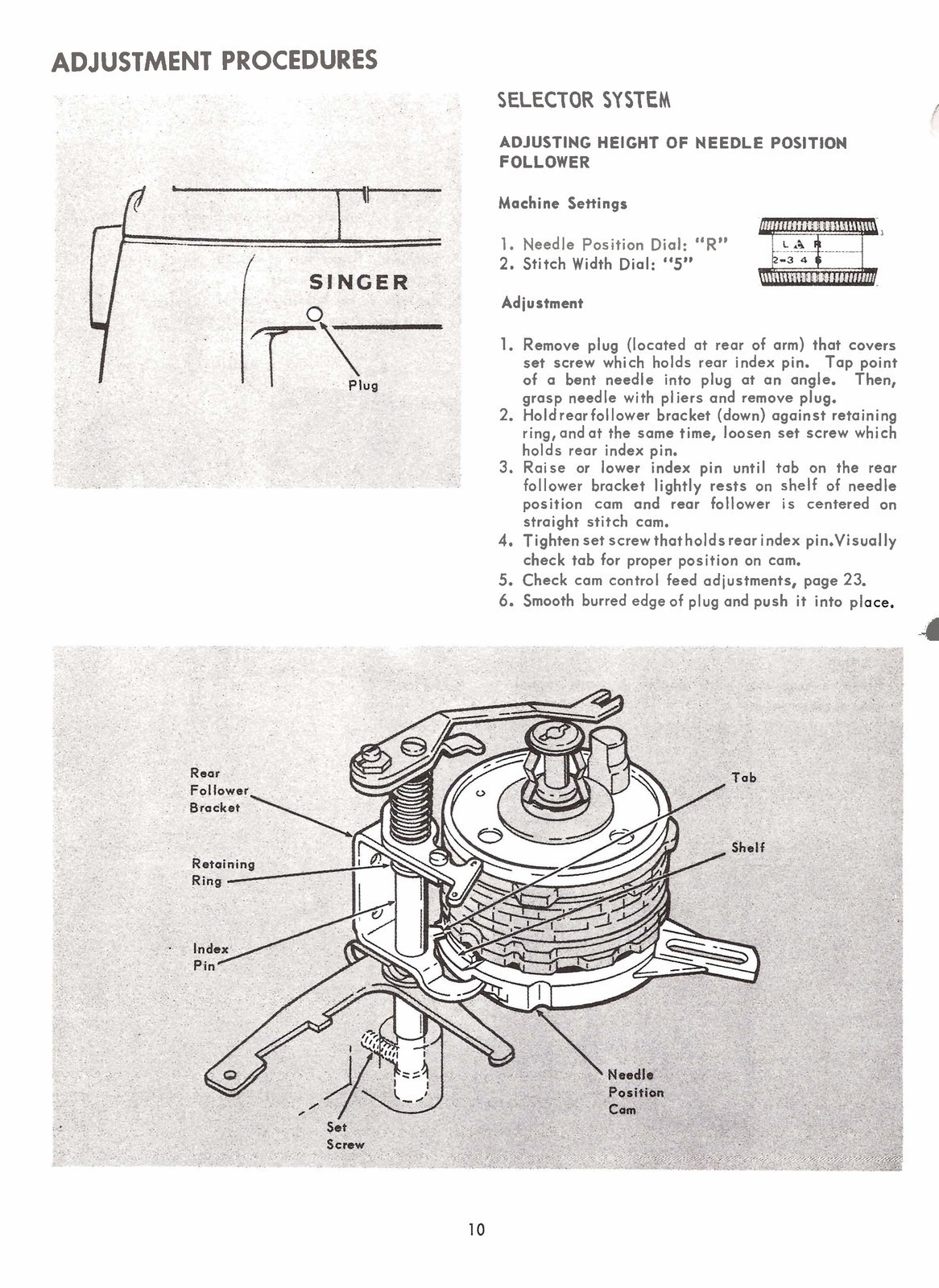 SINGER 750 Series Service Manual NOT User Manual, BINDING – TOUGH FRONT & BACK