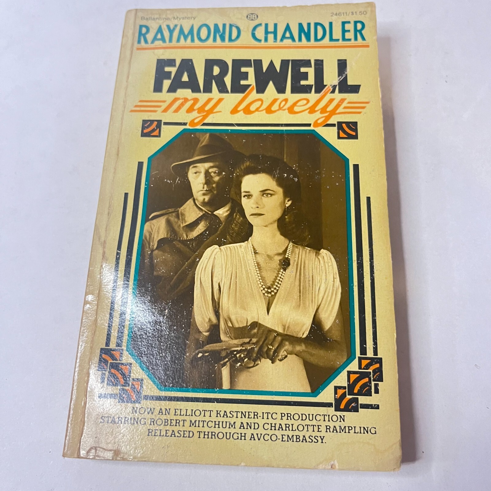 Farewell My Lovely by Raymond Chandler 1975 Ballantine Paperback PB