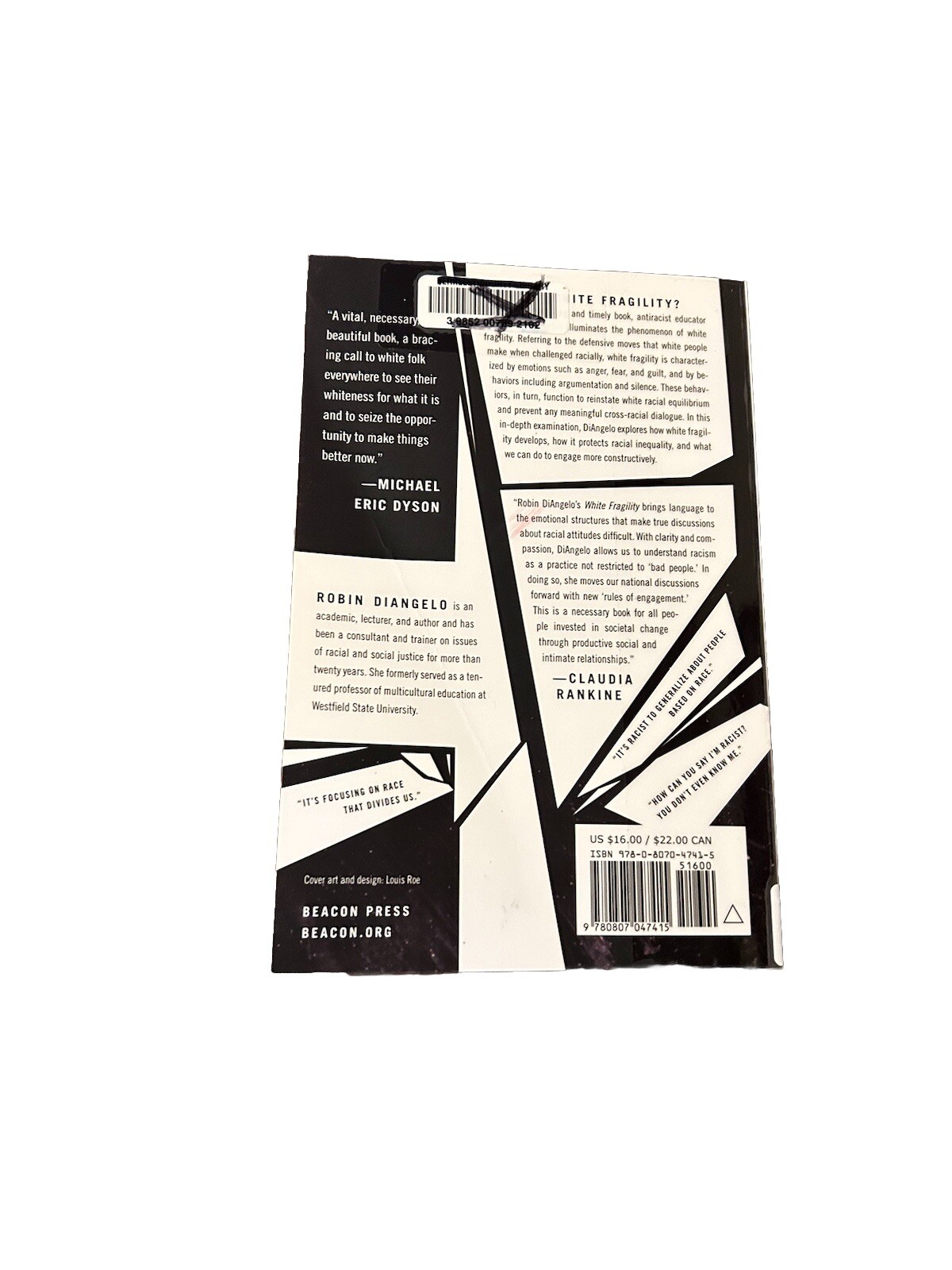 White Fragility by Robin DiAngelo Paperback Why It’s So Hard to Talk About Race