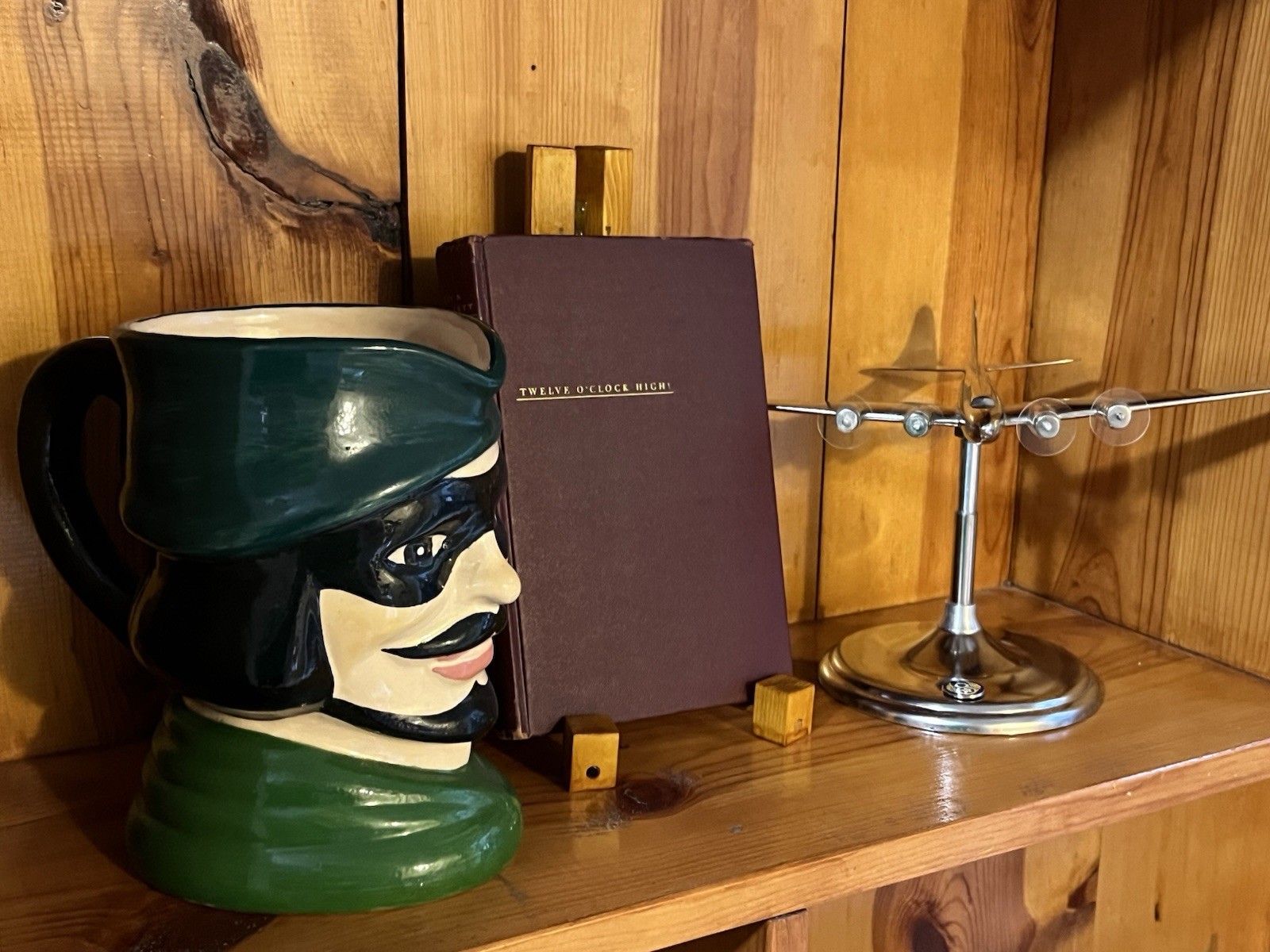 Twelve O’Clock High Trifecta: 1st Edition Book, 1st Run Toby, VTG B17 Desk Model
