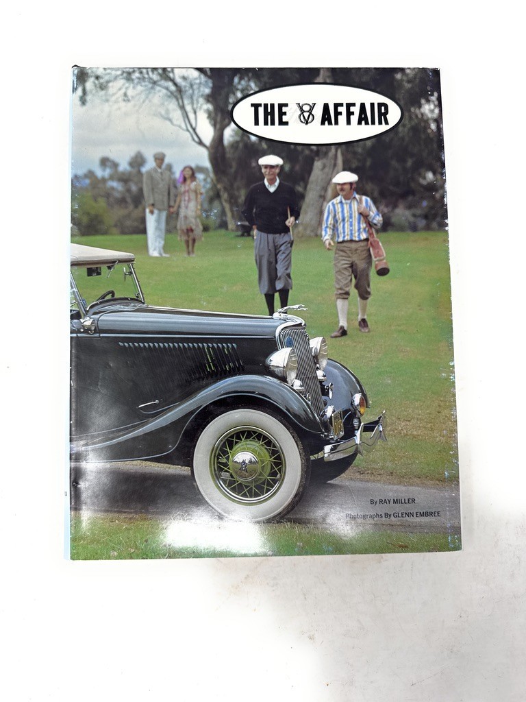 1978 The V8 Affair Hardcover Book Ray Miller Ford Automobiles Cars History
