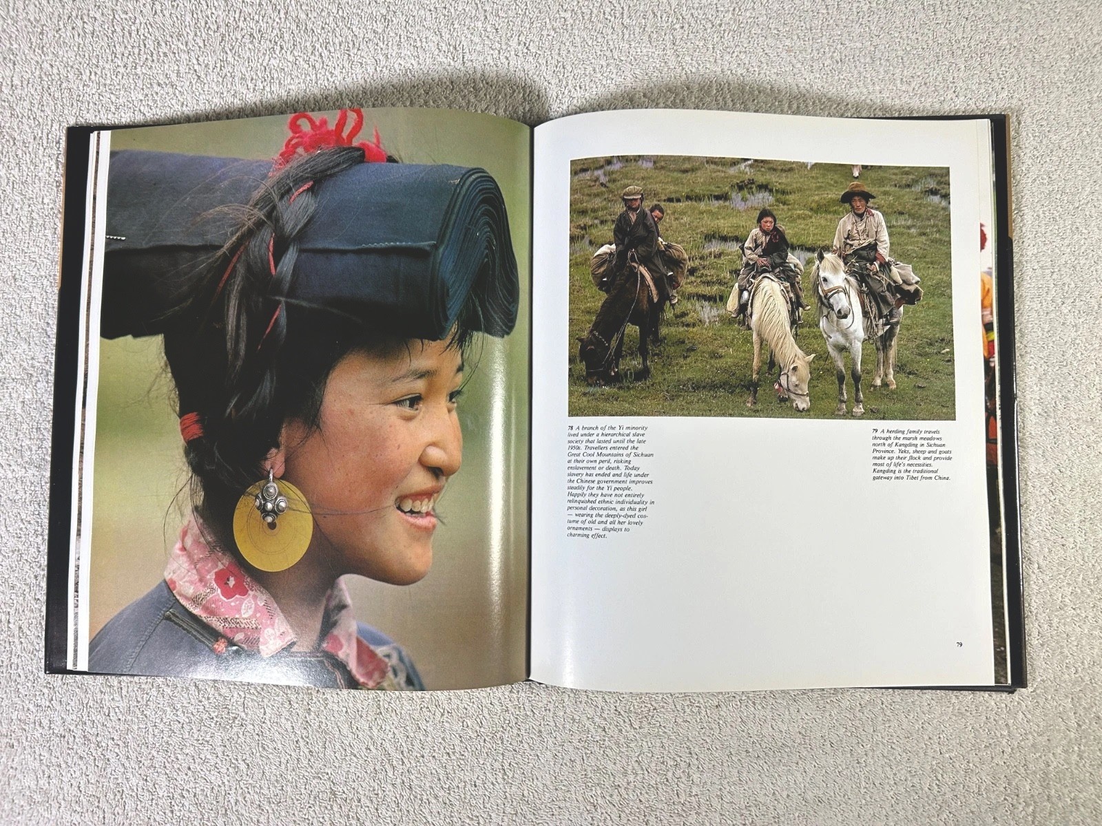 Unknown China, Introduction by David Bonavia Hardcover Color Photographs 1988