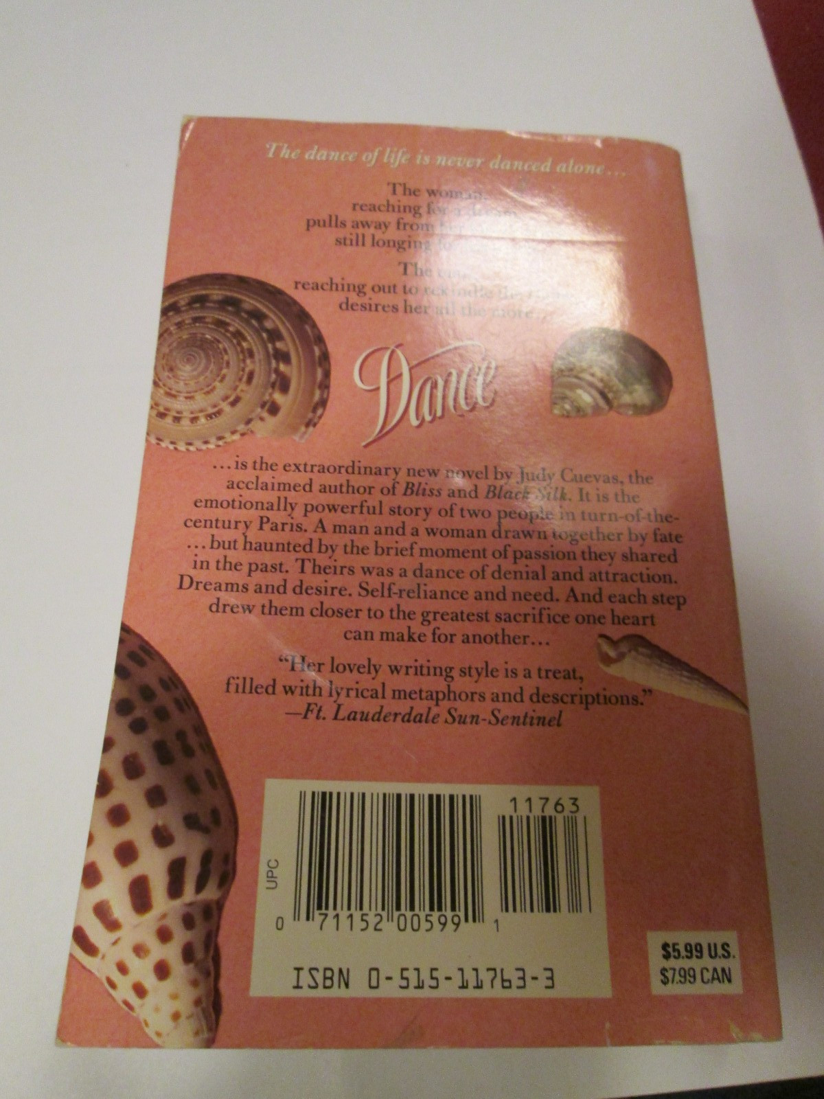 Judy Cuevas – Dance – 1996 -paperback- Rare -Out of Print -in like new condition