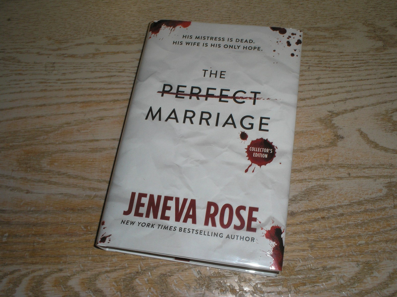 The Perfect Marriage SIGNED Jeneva Rose (2024,HC,1st/1st) LIKE NEW
