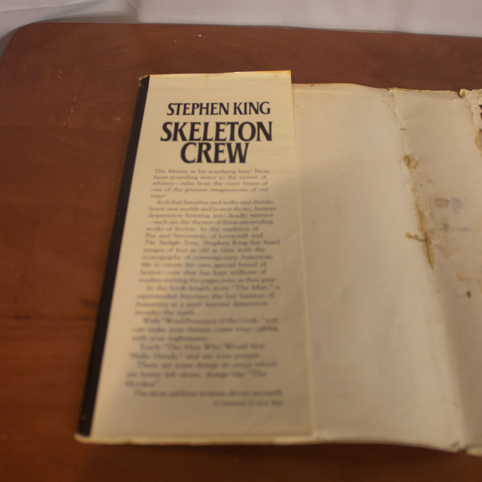 Skeleton Crew — Stephen King — 1985 Putnam First Edition Hardcover — DJ Damage,