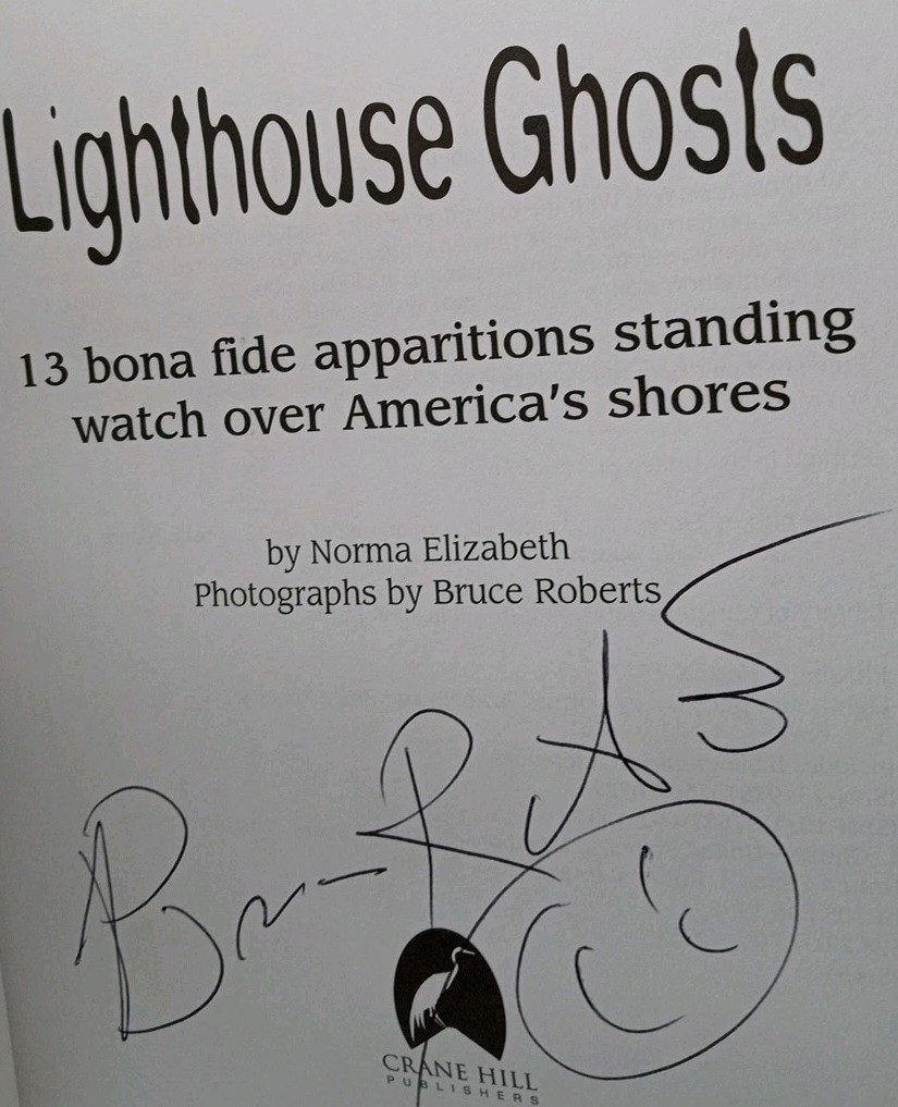 Signed Lighthouse Ghosts Paperback By Norma Elizabeth Ghost Stories Autographed