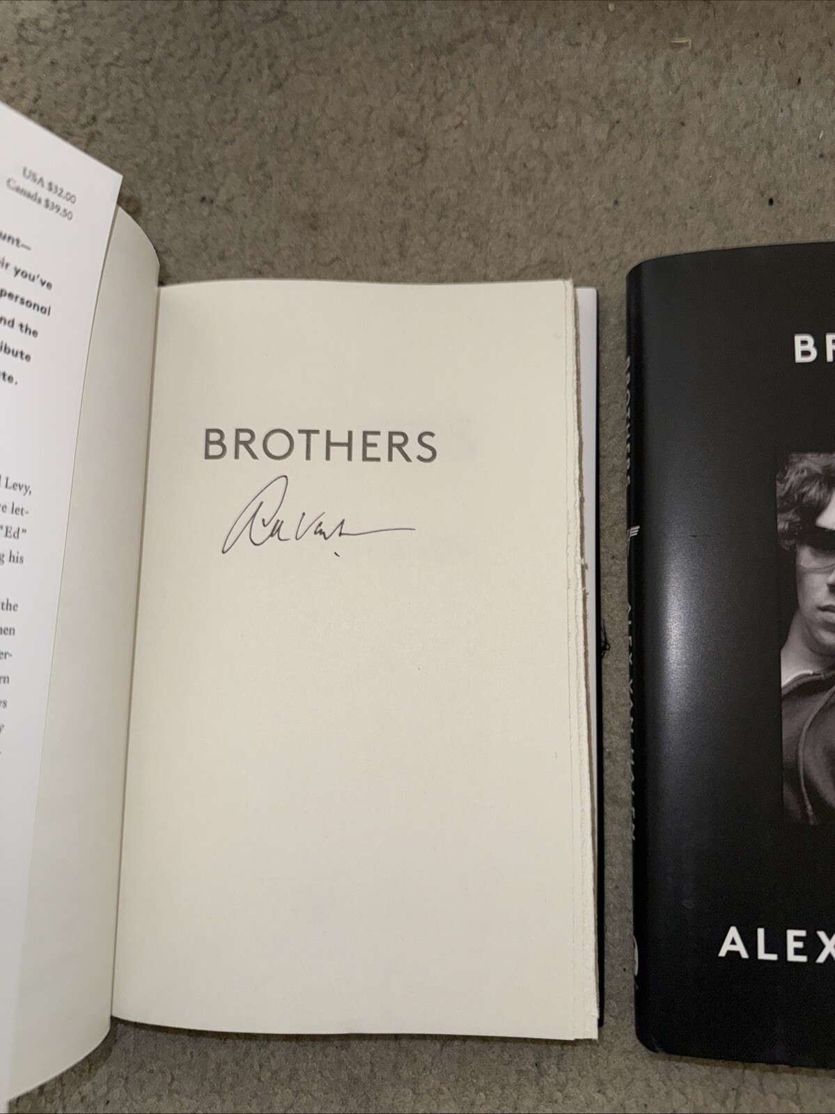 Alex Van Halen AUTOGRAPH SIGNED BOOK Brother Hardcover IN HAND BRAND NEW