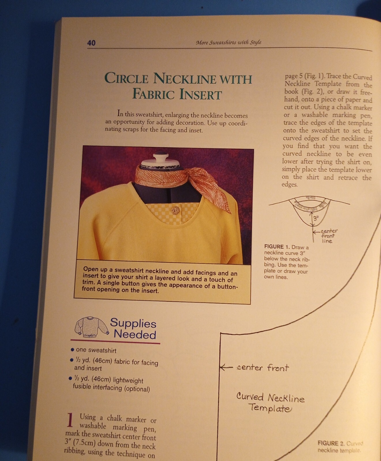 “More Sweatshirts with Style” Paperback Sewing Craft Book