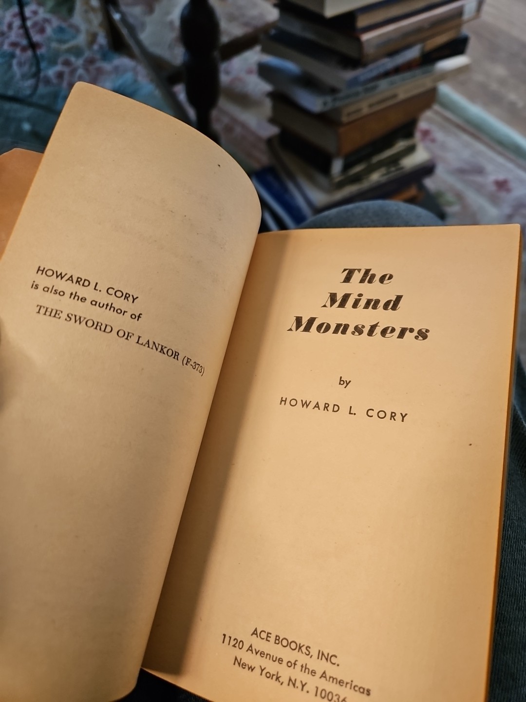 Ace Double G602 Unteleported Man Philip K Dick Mind Monsters Howard Cory VG P4
