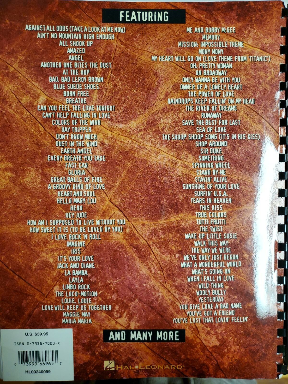 The Ultimate Pop/Rock Fake Book: C Edition [Fake Books]
