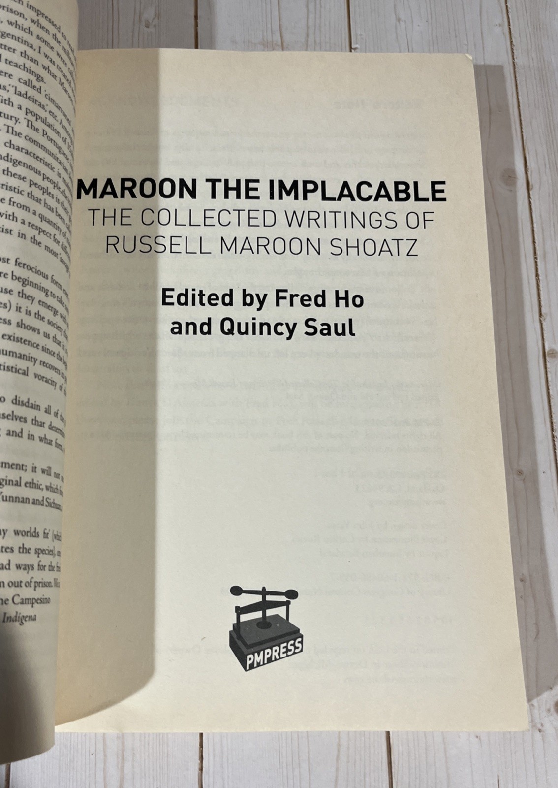 Maroon The Implacable Writings Of Russell Maroon Shoatz Black Panthers 2013 TPB