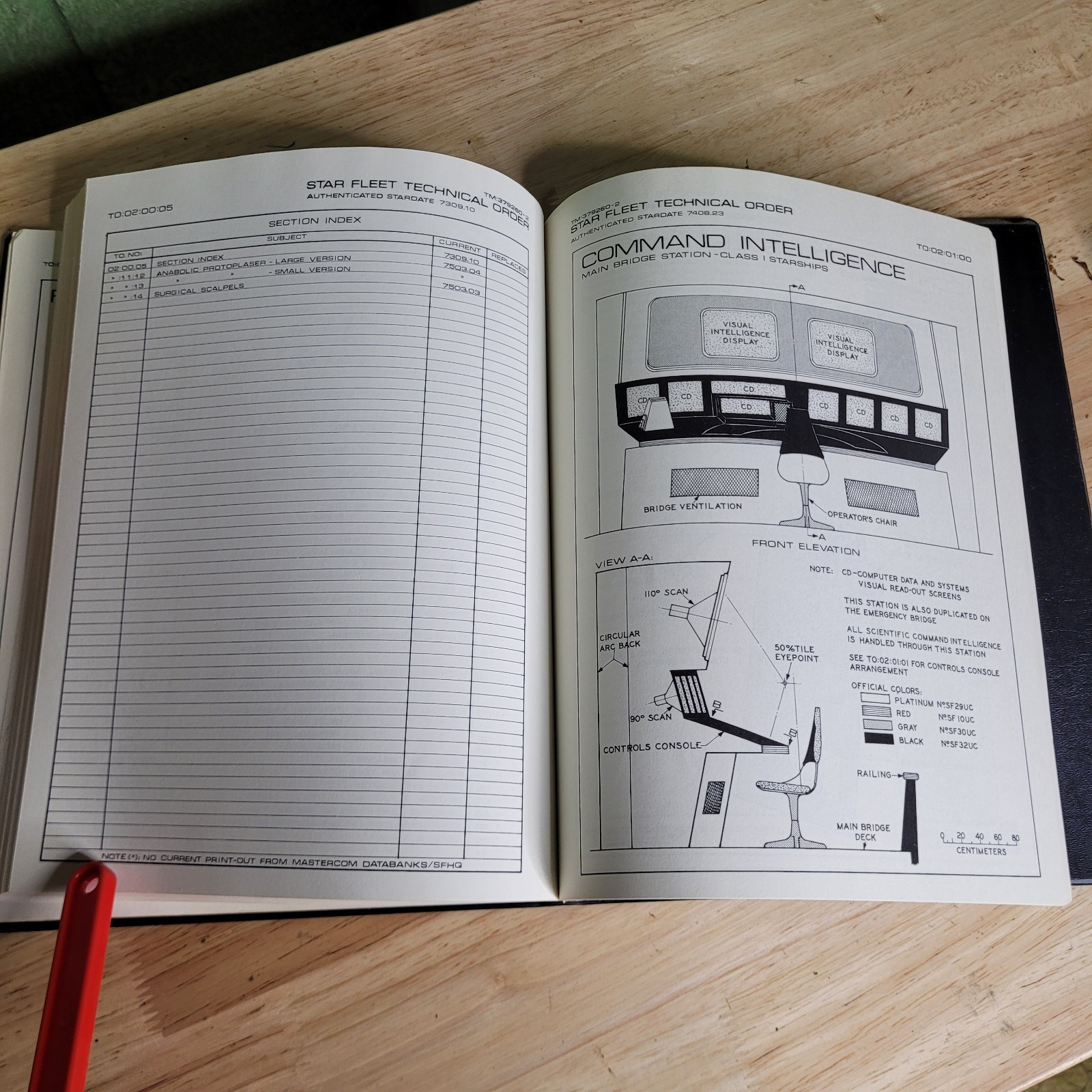 Star Trek Star Fleet Technical Manual Franz Joseph Ballantine Books 1975 1979