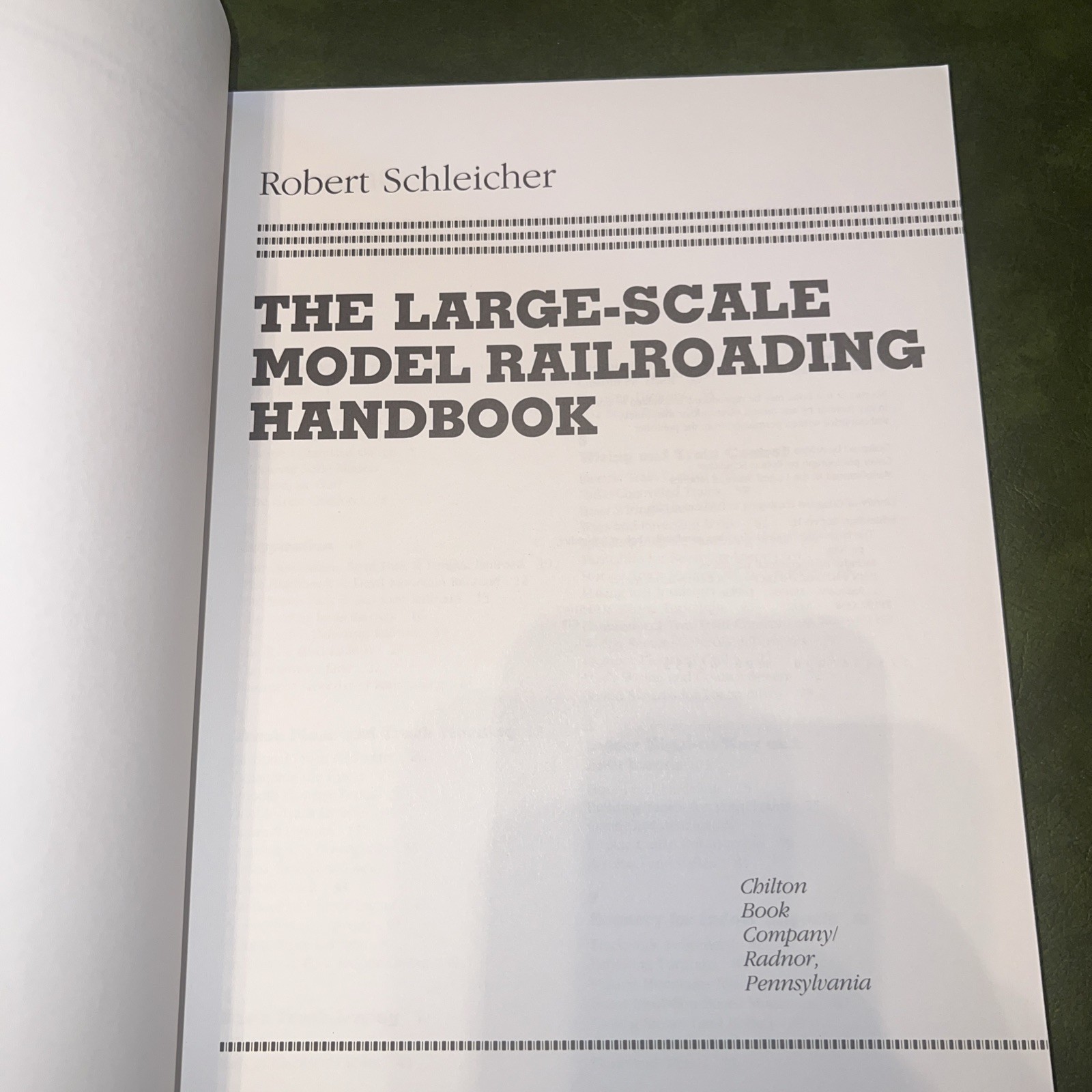 The Large-Scale Model Railroading Handbook – Paperback
