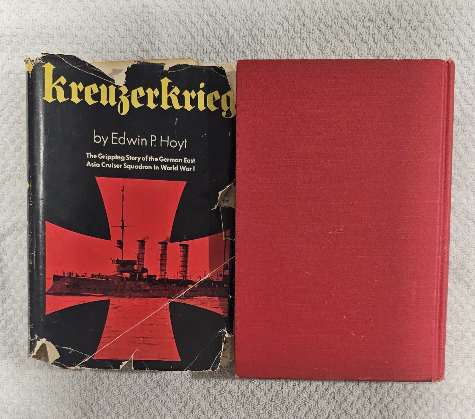 Kreuzerkrieg Edwin P Hoyt 1968 Hardcover First Edition German Cruiser WWI