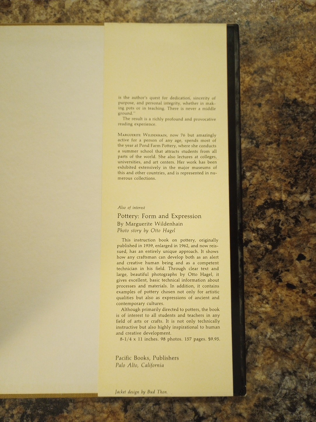 The Invisible Core: A Potter’s Life and Thoughts by Marguerite Wildenhain