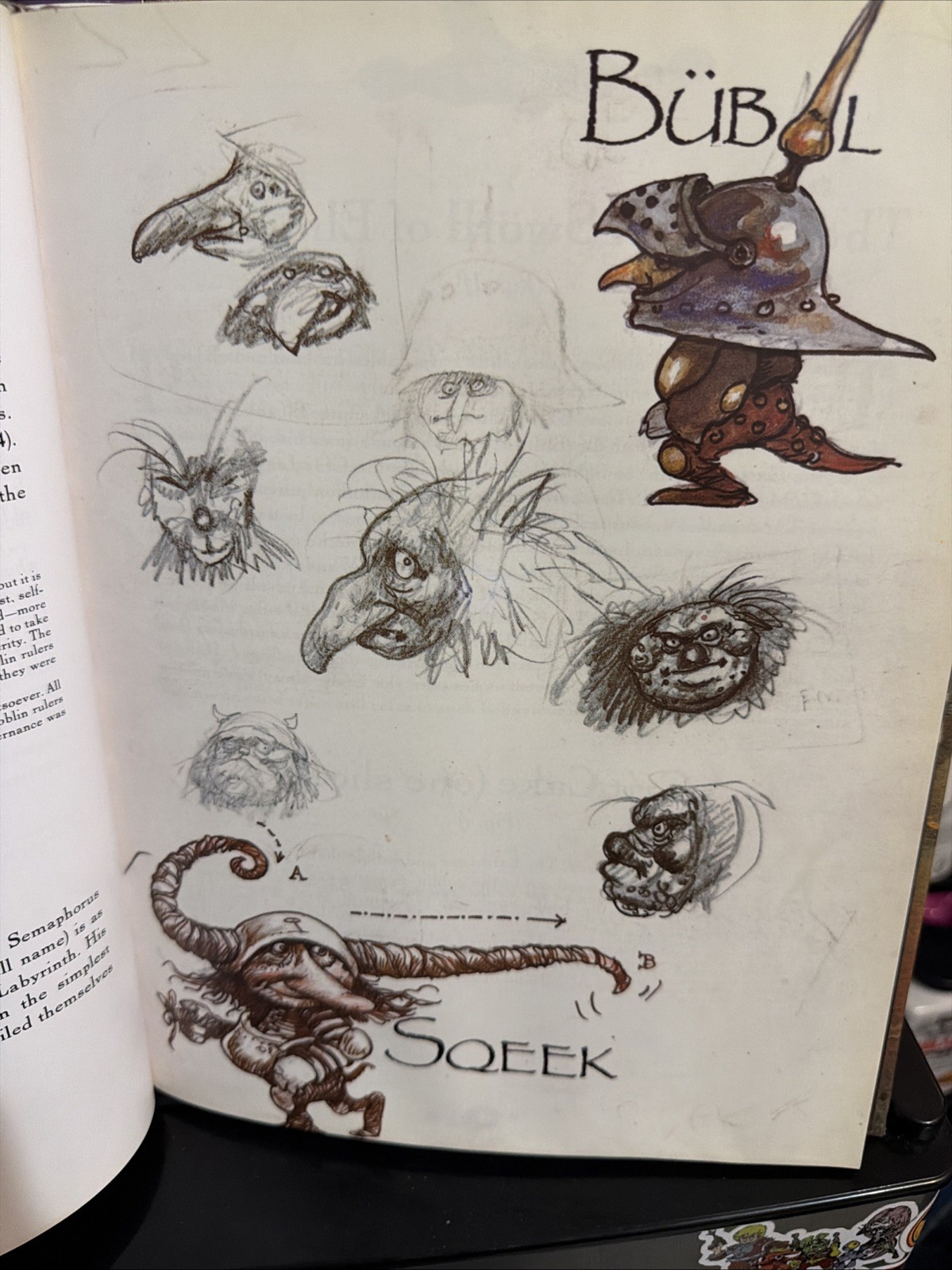 Goblin Companion Field Guide to Goblins Fantasy Book Brian Froud & Terry Jones