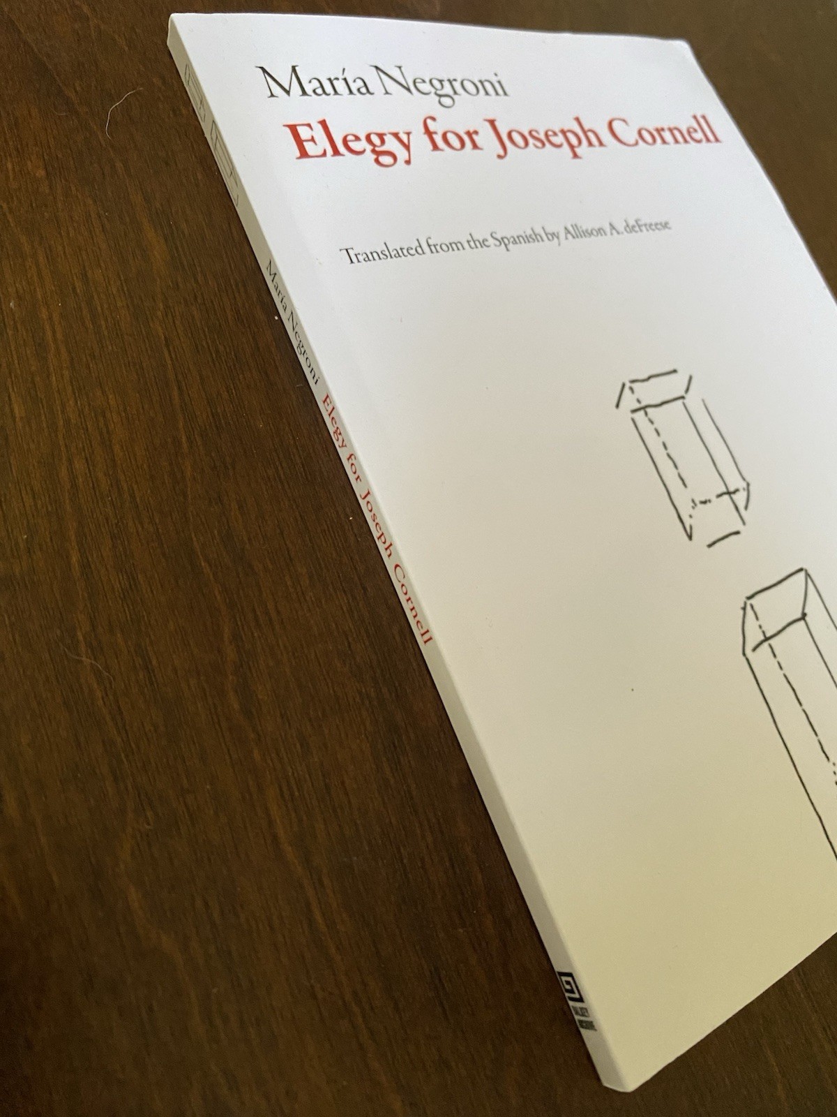 Elegy for Joseph Cornell (Argentinian Literature) – Negroni, María PB EX
