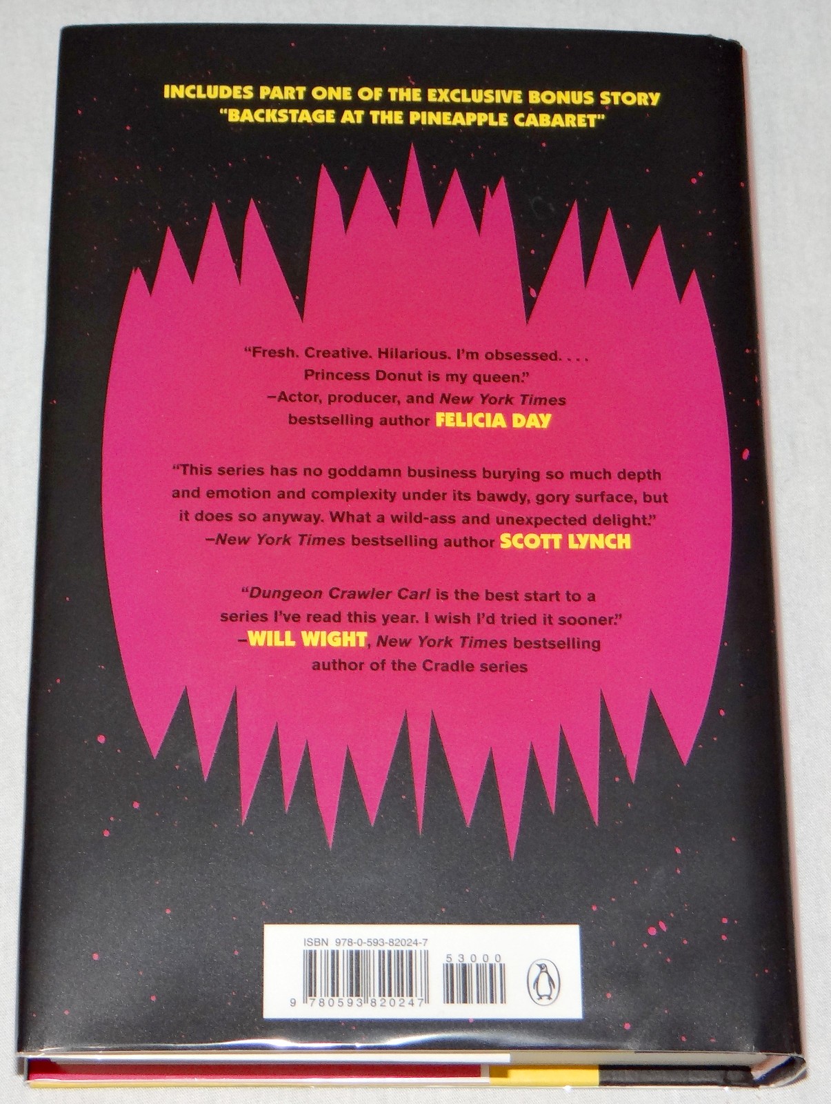 Matt Dinniman SIGNED Dungeon Crawler Carl Book 1 Hardcover Edition Later Print