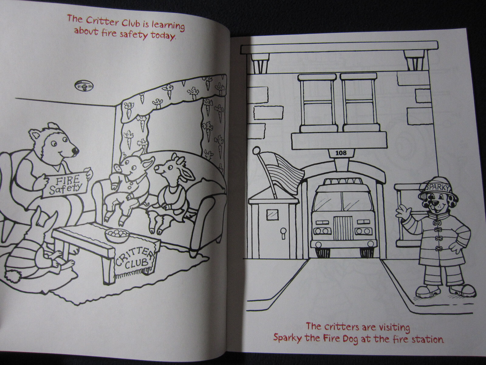 Sparky’s Coloring Book Fire Safety [NFPA Kids]