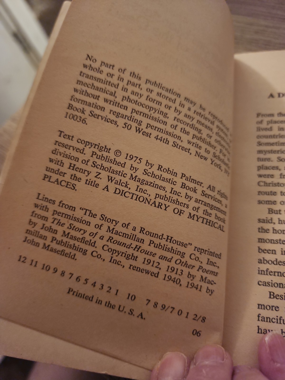 Demons, Monsters and Abodes of the Dead, Robin Palmer Dict. of Mythical Places