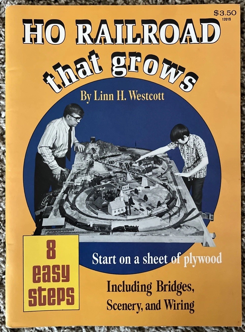 HO RAILROADS THAT GROWS START ON A SHEET OF PLYWOOD BY LINN WESTCOTT