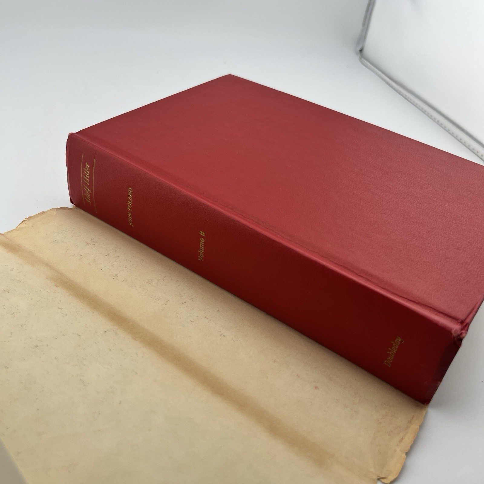 Adolf Hitler Volume 2 World War II History Hardcover Book John Toland 1976