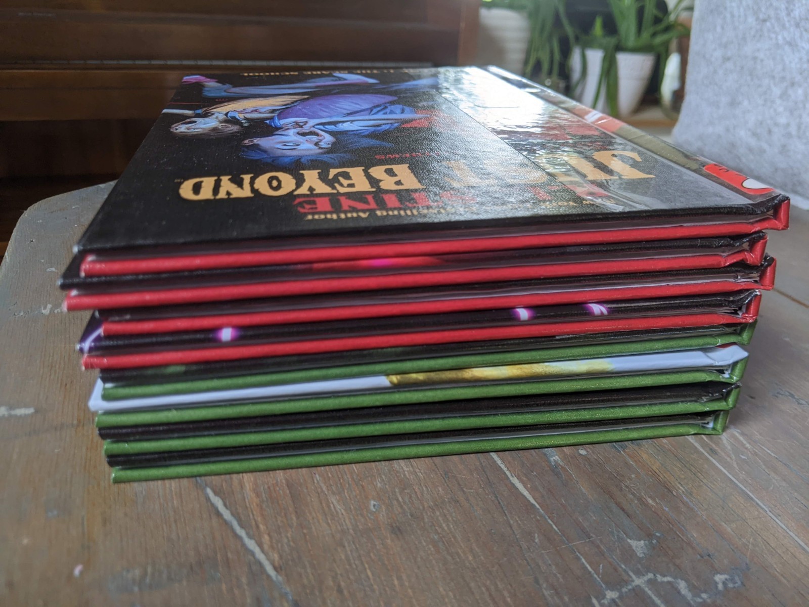 Lot of 8 R L Stine Just Beyond Series Graphic Novels Comics Teen 1 2 3 4 5 6 7 8