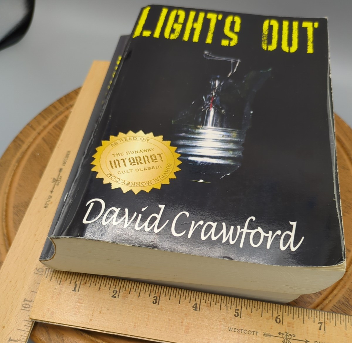 Lot of 2 – Lights Out – Collision Course – by David Crawford – Two Paperpacks