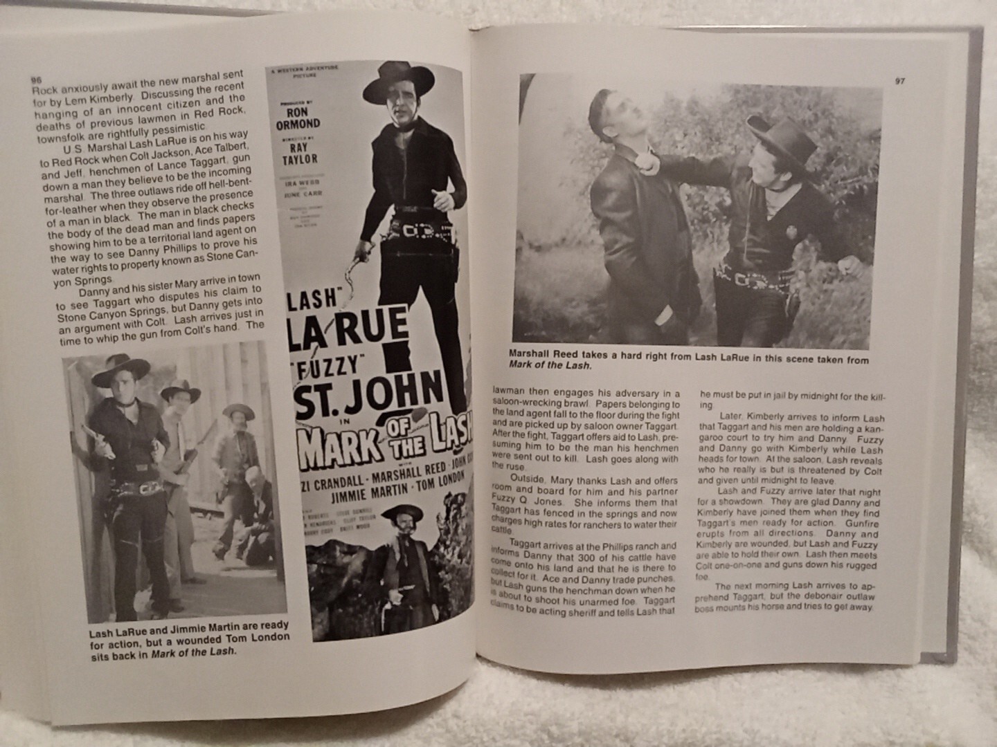 Lash LaRue King of the Bullwhip By Chuck Thornton & David Rothel HC Western Film