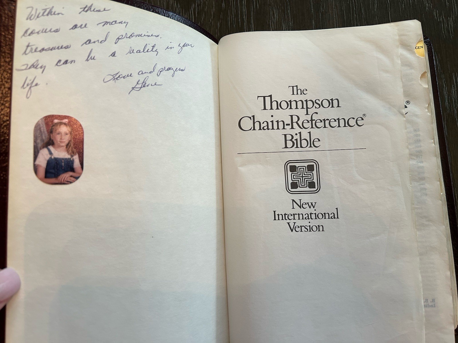 Thompson Chain Reference Bible Leather 1983 NIV