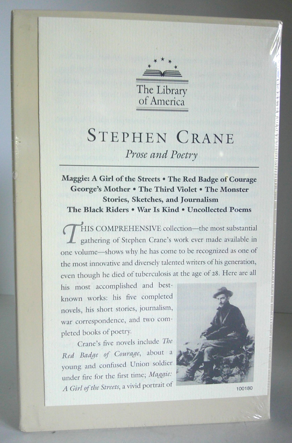 Library of America: STEPHEN CRANE “Pose and Poetry” – “The Red Badge of Courage”