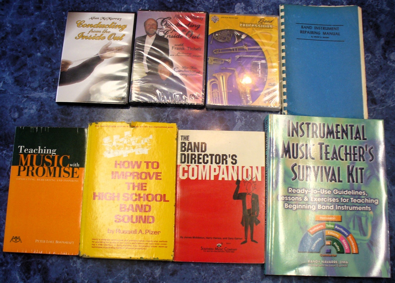 Band Director Conducting DVD’s/Repair/Companion/Survival Reference Resource Book