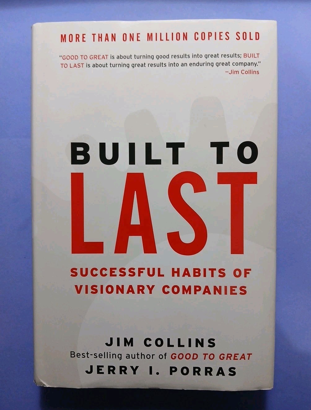 Built to Last – Successful Habits of Companies by Jim Collins SIGNED Book