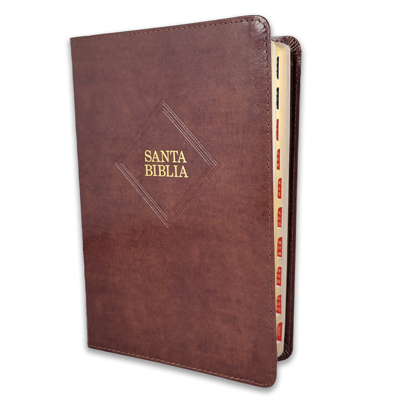 Biblia Letra Grande 12 puntos RV1960 piel cafe con indice