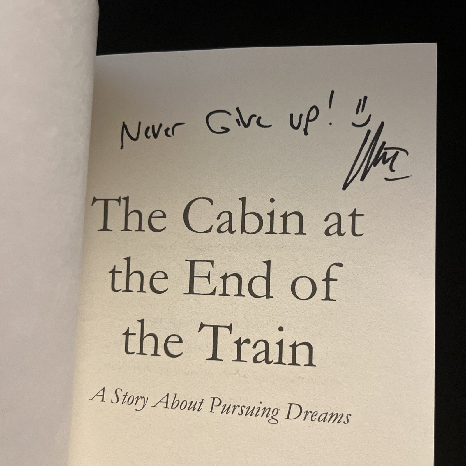 Signed Autographed Michael V Ivanov The Cabin at the End of the Train PB