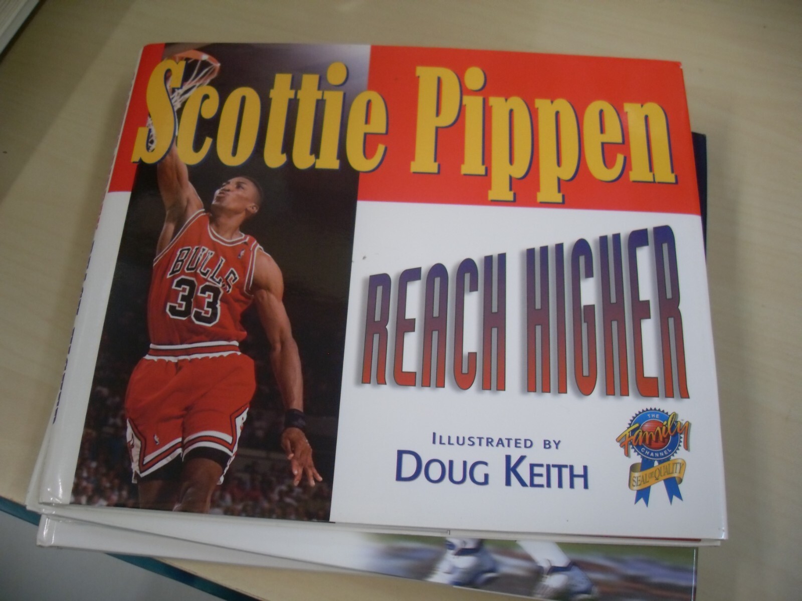 Greg Brown (Author) Autographed Signed Auto Scottie Pippen Reach Higher Book